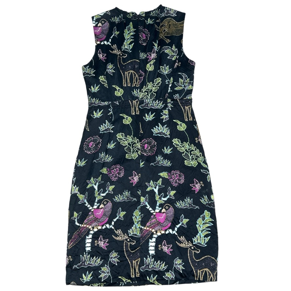 Tory Burch Silk Blend Mini Sheath Dress magical animal print size 6 - Picture 3 of 15